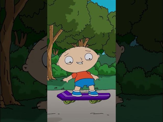 Learned to skateboard. Family Guy Season 13 Episode 1.