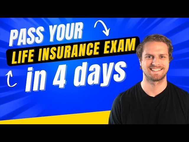 Pass Your Life and Health Insurance Exam on the First Try (Passed in 4 days)