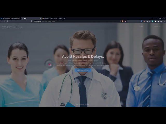 Simple Doctor's Appointment System using PHP DEMO