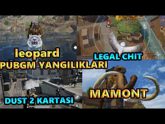 PUBGDA MAMONT, LEOPARD, PANDA, DUST2 KARTASI QOSHILDI