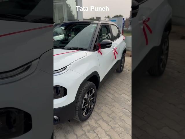 Tata Punch white colour  #nexdriveauto #autotechera #eraofautotech #automotive