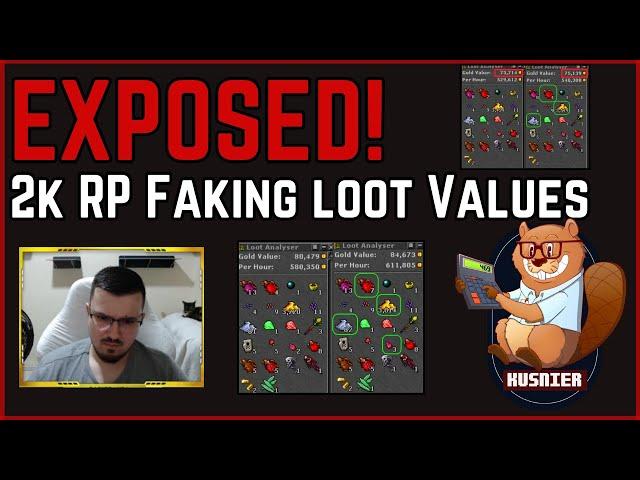 EXPOSED! 2k RP Streamer faking loot values to inflate profit | Tibia