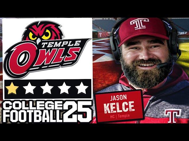 Can Jason Kelce SAVE Temple Football in College Football 25