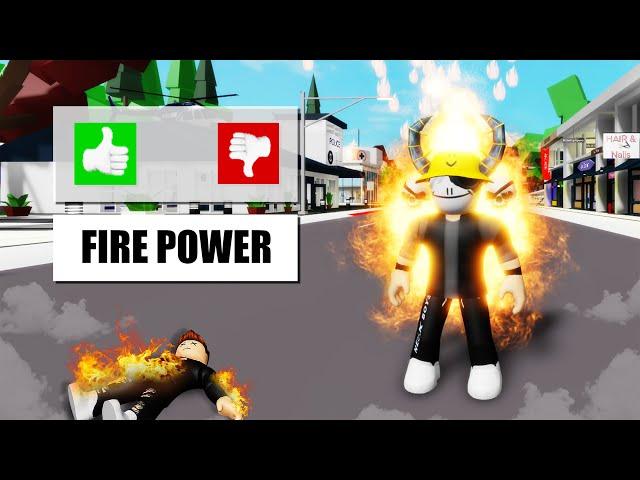 NEW!! How To Get FIRE POWER In Brookhaven - Roblox