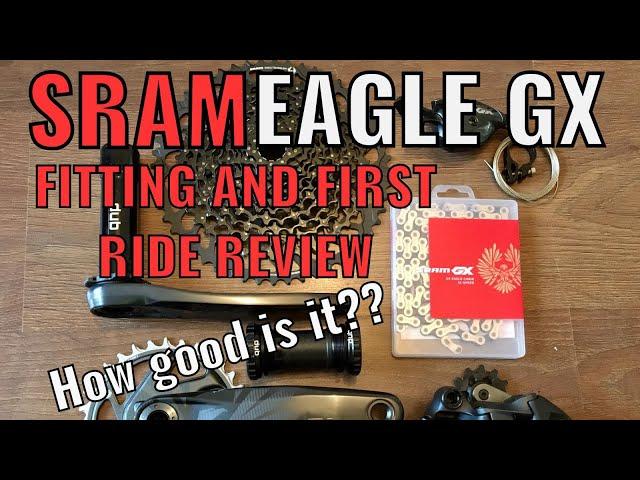 SRAM EAGLE GX 12 SPEED FIRST RIDE REVIEW!!