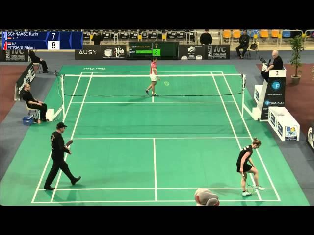 Karin Schnaase vs Fitriani Fitriani (WS, SF) - Orleans Intl. 2016