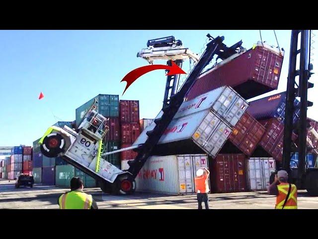 40 Dangerous Heavy Forklift Operator Fails | Best Idiots Excavator, Dozer & Truck FAILS Compilation