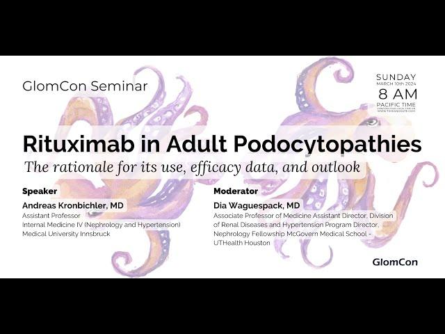 Rituximab in Adult Podocytopathies - The rationale for its use, efficacy data, and outlook