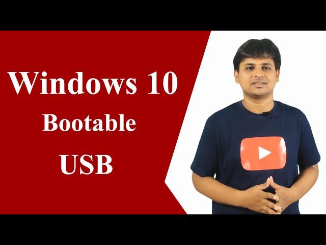 Create Windows 10 Bootable USB Pendrive
