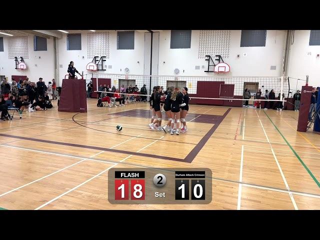 LS Flash (25) vs. Durham Attack Crimson (19) - set 2