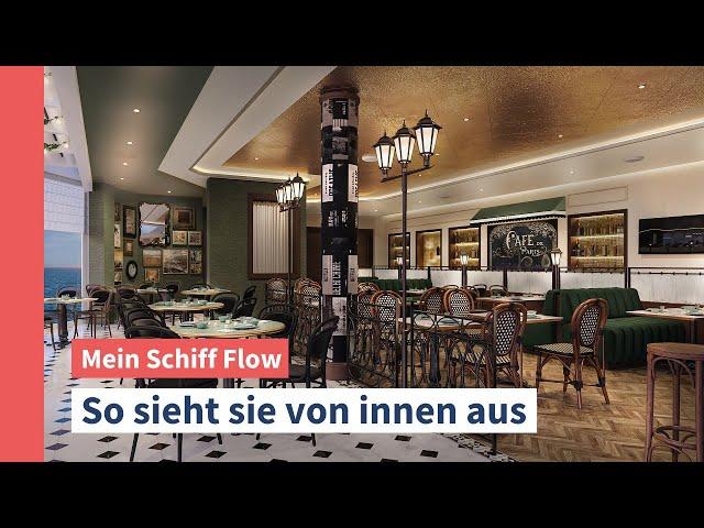 Mein Schiff Flow: First insights into the interior