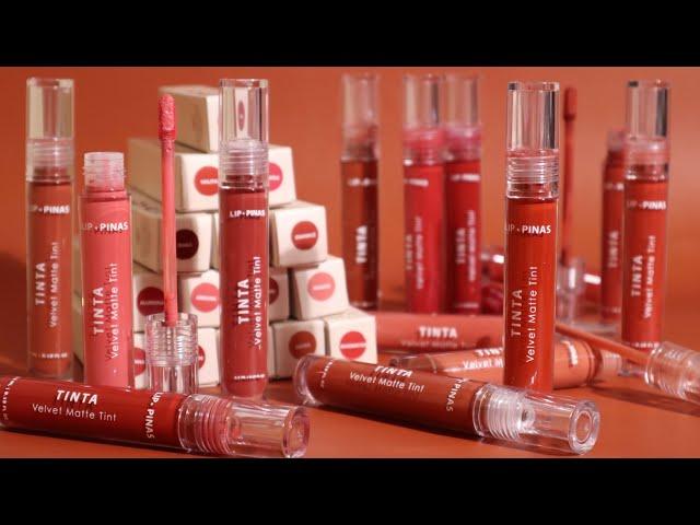 Daming shades!! Lip Pinas Tinta Velvet Matte Ink Lip Swatches!! | LUNA