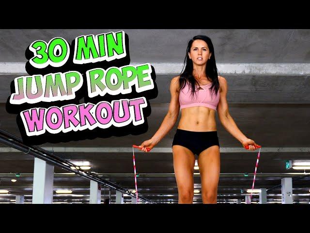 30 Minute Fat Burning HIIT (Jump Rope Workout At Home)