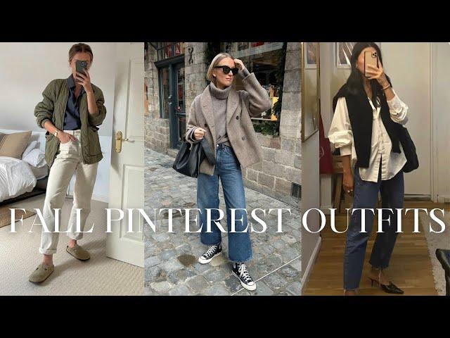 RECREATING FALL PINTEREST OUTFITS 2024 | Casual Outfit Ideas