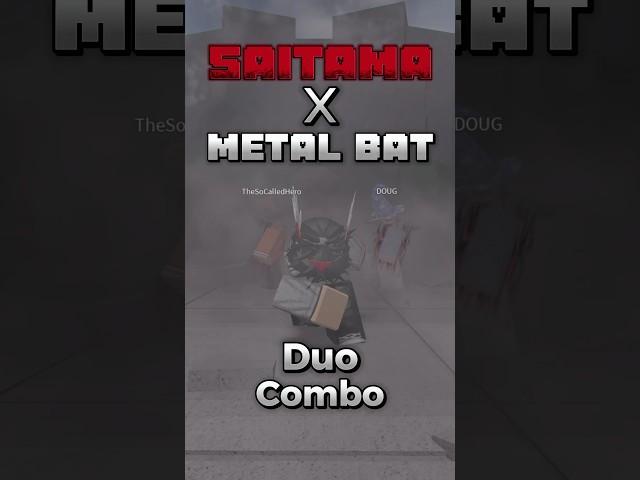 Saitama X Metal Bat Combo|| The Strongest Battleground #strongestbattlegrounds #roblox #pvp