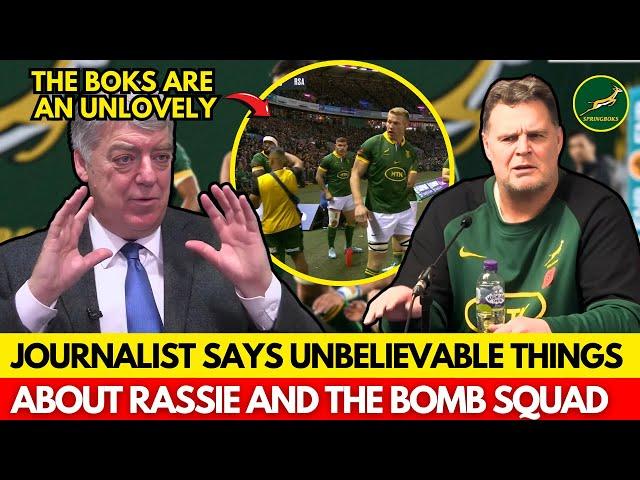 JOURNALIST DROPS SHOCKING CLAIMS ABOUT RASSIE AND THE BOMB SQUAD | SPRINGBOKS NEWS