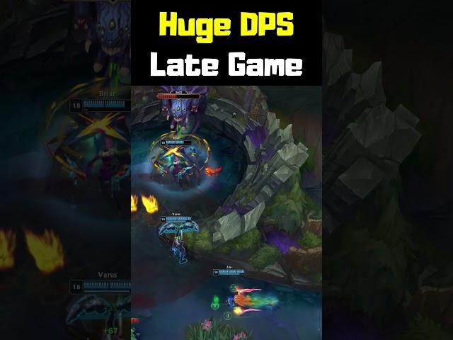 Huge DPS Late Game - League of Legends #shorts