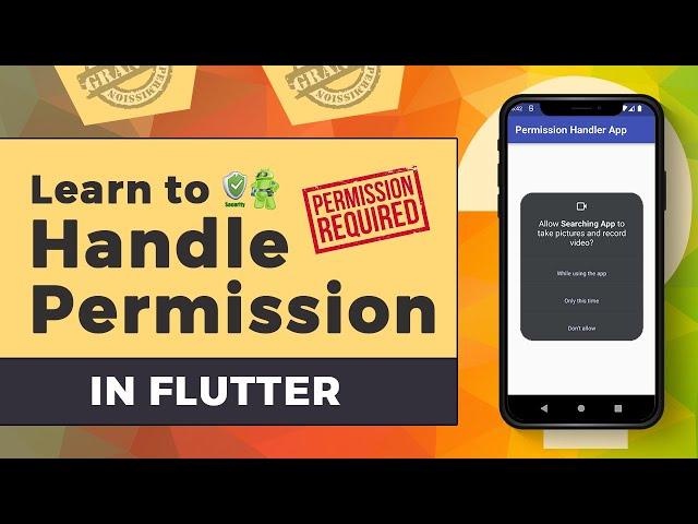 Permission Handler in Flutter #khoobcoding