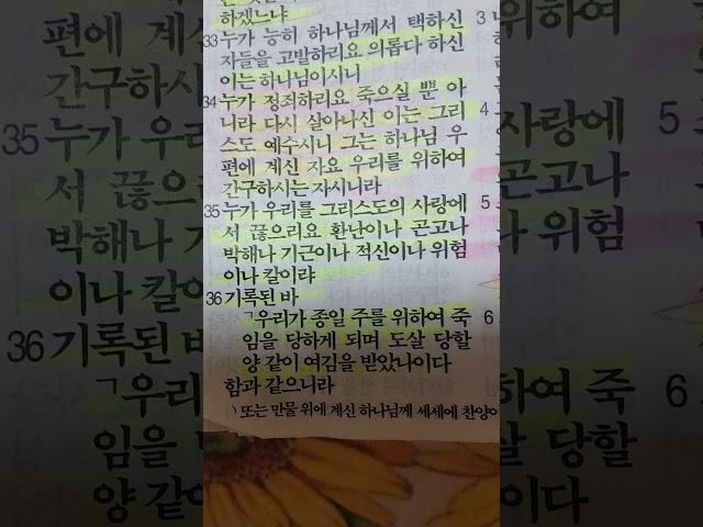 하나님 말씀#청정샘