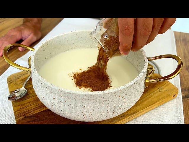 Only 2 ingredients. milk and cinnamon! The most popular recipe!