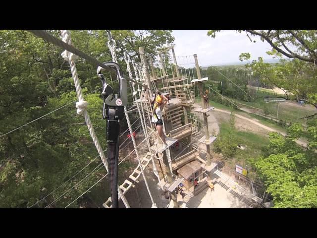 High Ropes Obstacle Course GoPro