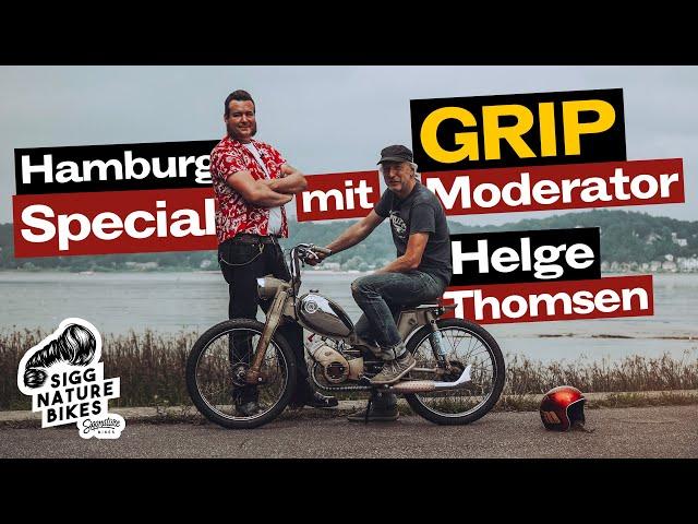 Sigg zu Besuch bei GRIP Moderator Helge Thomsen | Übergabe seiner modifizierten Zündapp