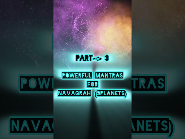 Part~3 ️🪐Powerful Mantra's for Navagrah (9planets)     #pranavpathak #astrology