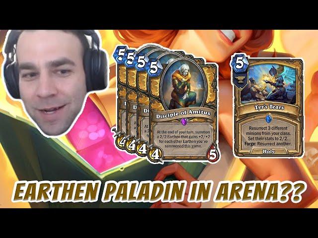 INSANE Earthen Paladin Deck in Arena! - Hearthstone Arena