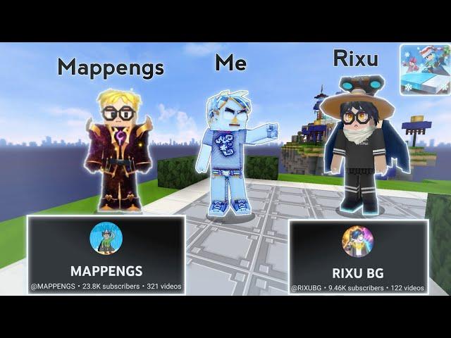 Playing Bed Wars With @MAPPENGS And @RIXUroblox  Epic Funny Moments  || Blockman Go ||