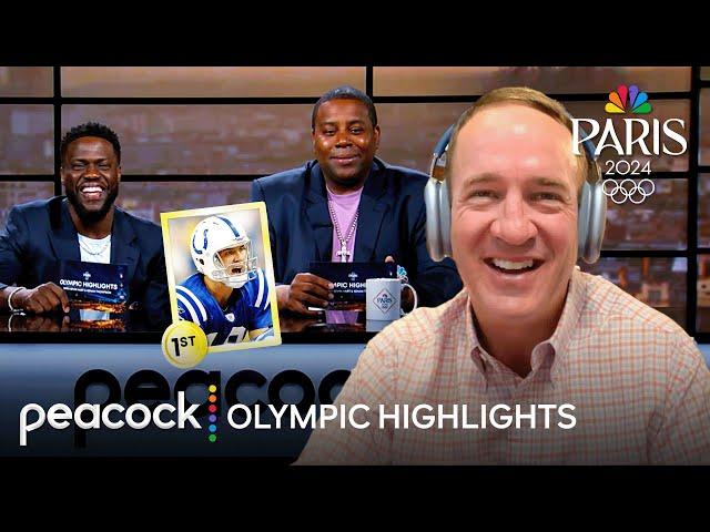 Peyton Manning Ranks His Football Years | Olympic Highlights With Kevin Hart & Kenan Thompson