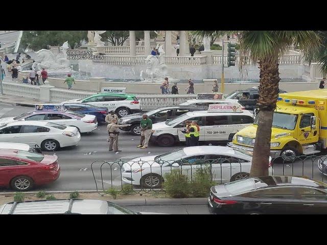 Road rage on the Las Vegas strip