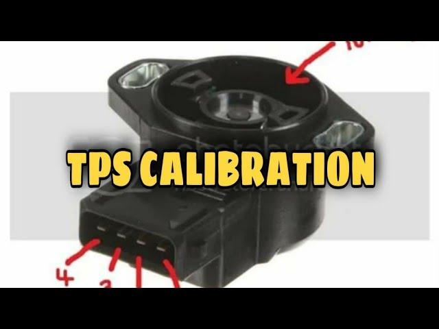 Throttle Position Sensor TPS  calibration (4pins) MIitsubishi 4g92 mivec.