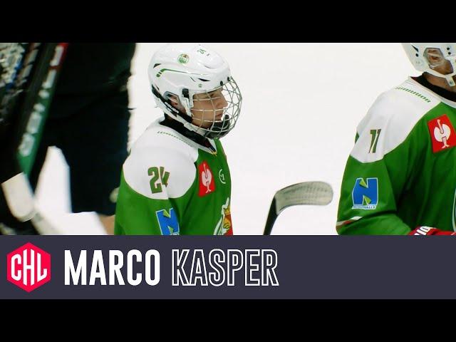 Marco Kasper, 17-year-old CHL debut success