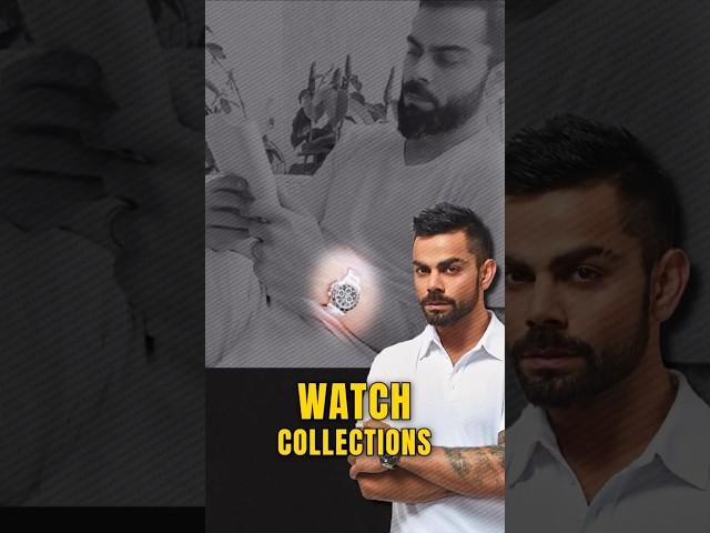 Virat Kohli's amazing watch collection.  #viratkohli #ronaldo #watchcollections #shorts