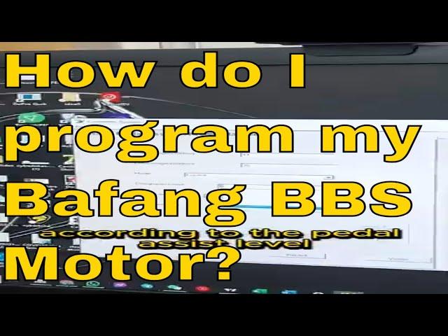 How do I program my Bafang Controller? Ebike Tuning Repair Custom Settings Electric Bike Conversion