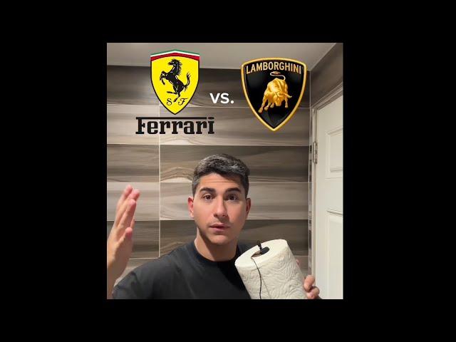 VOCAL CAR SOUND CHALLENGE: FERRARI vs. LAMBORGHINI 