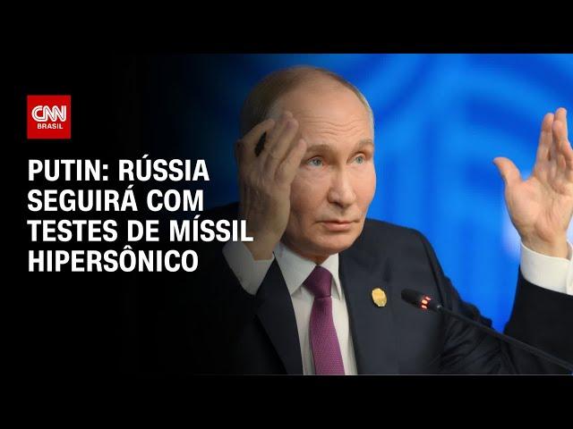 Putin: Rússia seguirá com testes de míssil hipersônico | WW