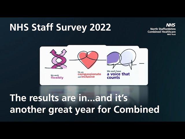 NHS Staff Survey results 2022 - Another great year for Combined Healthcare