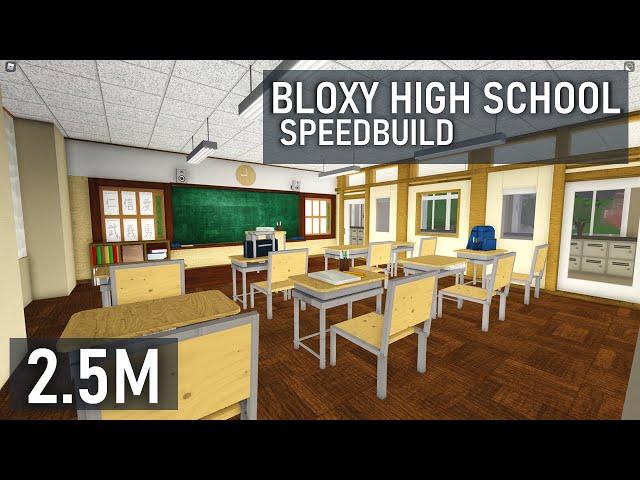 Building the Bloxy High School - Collab with @Yumekookie  - Bloxburg Hacks & Speedbuilds [Roblox]