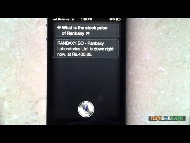 OS Reviews [02] - Siri iPhone 4S Voice Assistant Review (English India)