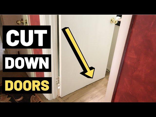 How To Cut Down Doors (Shorten Door Height)