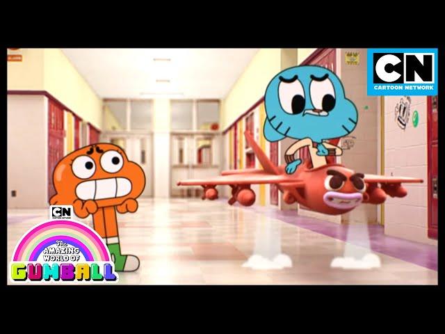 Bu uçağı uçurmak güvenli mi? | Gumball - Kafatası | Cartoon Network Türkiye