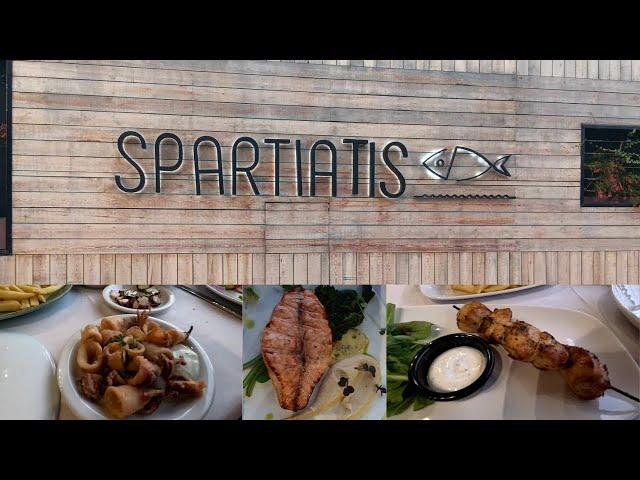 Spartiatis Restaurant Protaras Cyprus - Fish Meze at it's Best.