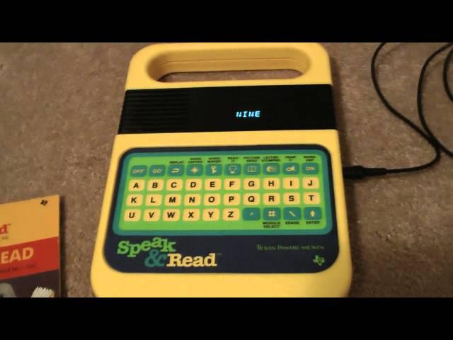 The Texas Instruments Speak & Spell/Read/Math