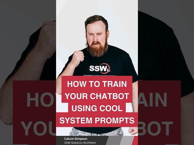 How To Train Your Chatbot Using Cool System Prompts | Calum Simpson