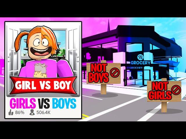 Boys vs Girls Brookhaven In Roblox!