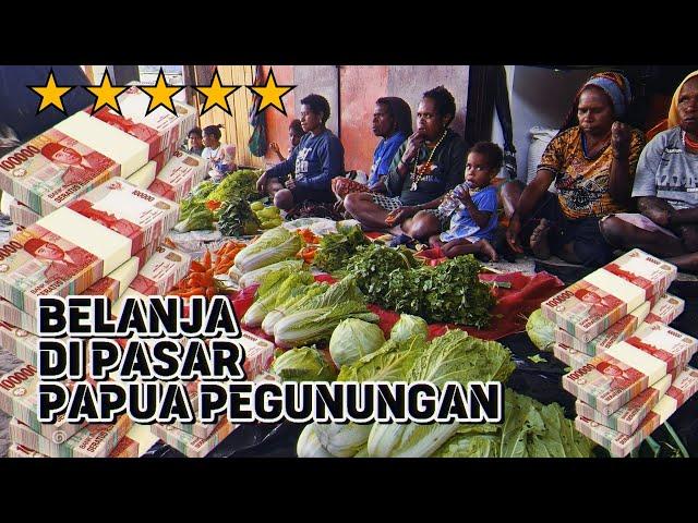 BELANJA DI PASAR PAPUA PEGUNUNGAN‼️‼️