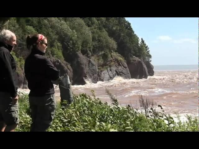 Hurricane Irene at The Hopewell Rocks