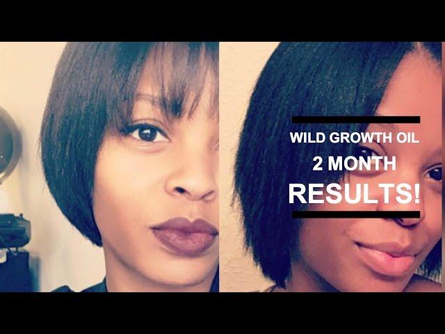 Natural Hair Growth Update  Wild Growth Hair Oil Review