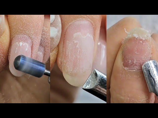 [50sub]드릴제거 힘조절 필수입니다! Remove gel with a drill! Control is essential#nailart #nailcare #셀프네일